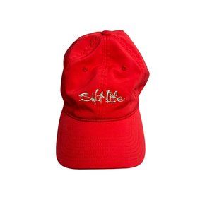 Salt Life Adjustable Orange Fishing Cap Hat